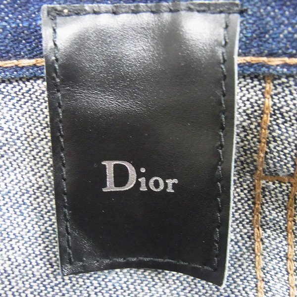 実際に弊社で買取させて頂いたDior HOMME/ディオール オム ウォッシュド加工 ストレート デニムパンツ 5EH1011482 Size：31の画像 2枚目