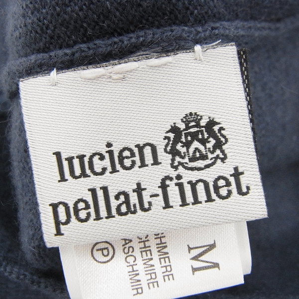 実際に弊社で買取させて頂いたlucien pellat-finet/ルシアンペラフィネ 18SS カシミヤ100％ スカル/スター/スワロ ニット/Mの画像 2枚目