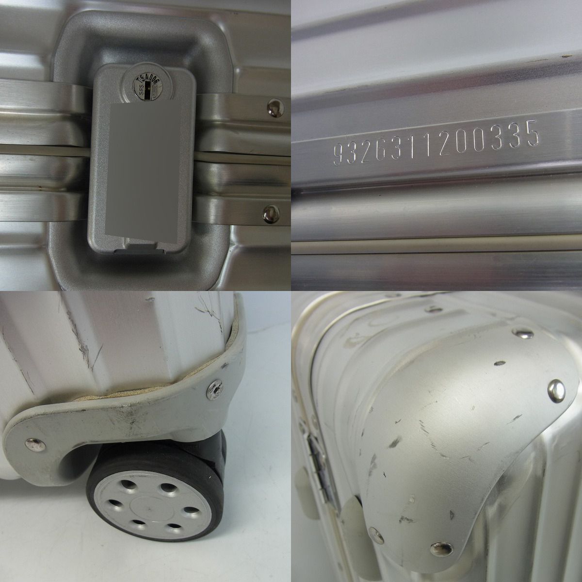 実際に弊社で買取させて頂いたRIMOWA/リモワ TOPAS/トパーズ トローリー マルチホイール スーツケース 4輪/932.63の画像 5枚目