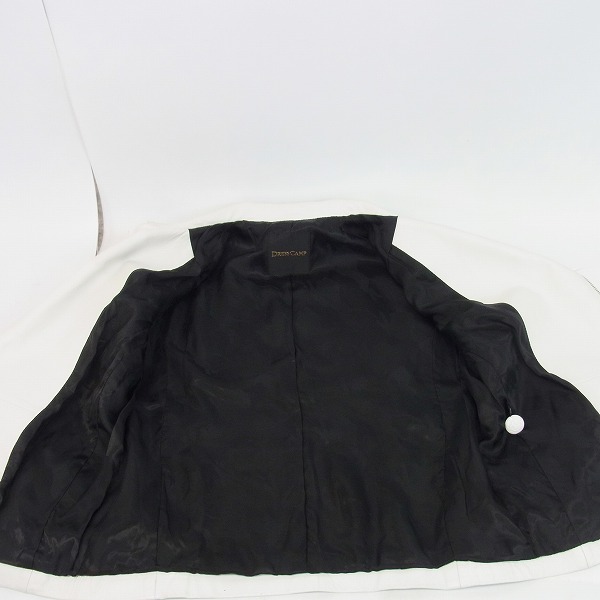 実際に弊社で買取させて頂いたDRESS CAMP/ドレスキャンプ ダブルライダースジャケット 46の画像 7枚目