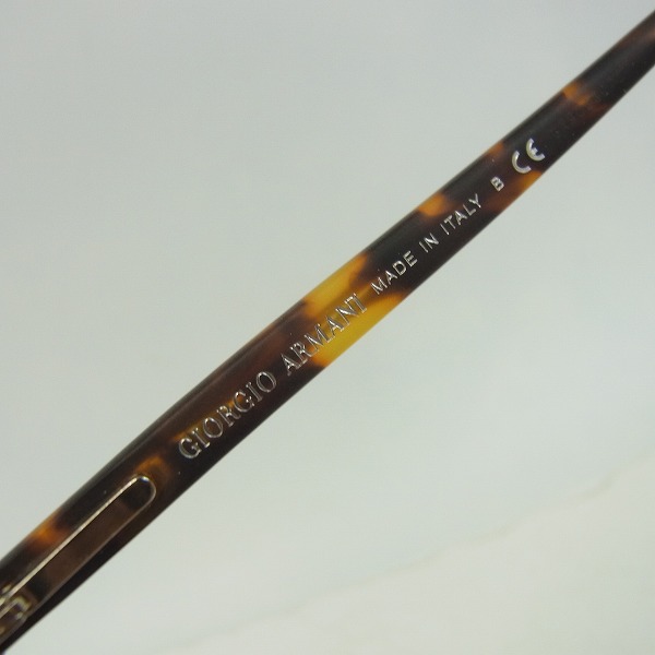 実際に弊社で買取させて頂いたGIORGIO ARMANI/ジョルジオアルマーニ デミ柄 メガネ AR7074-5492の画像 4枚目