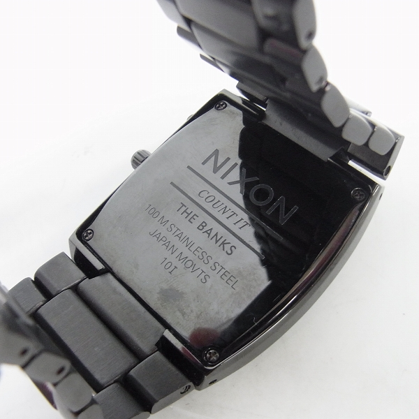 実際に弊社で買取させて頂いたNIXON/ニクソン THE BANKS/ザ・バンクス/腕時計 A060-001 【動作未確認】 の画像 4枚目