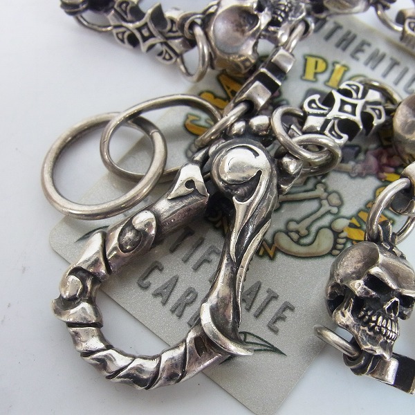 実際に弊社で買取させて頂いた【ギャラ有】CRAZY PIG/クレイジーピッグ SKULL FOR SKULL ウォレットチェーン #415