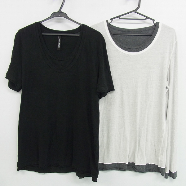 実際に弊社で買取させて頂いたNEIL BARRETT/ニールバレット カットソー 半袖/長袖シャツ/S/M 2点セット