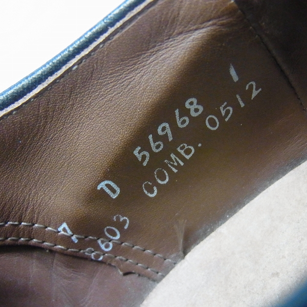 実際に弊社で買取させて頂いたAllen Edmonds/アレンエドモンズ ウィングチップ バイカラーシューズ/7Dの画像 5枚目