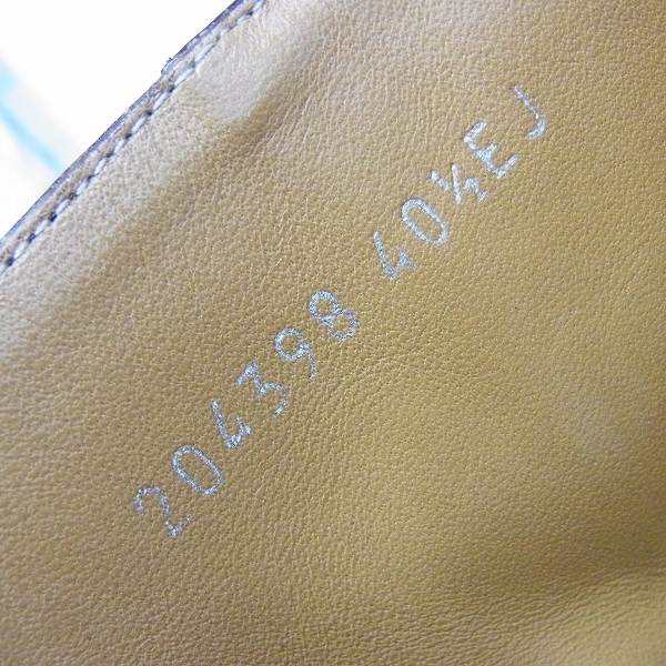 実際に弊社で買取させて頂いたGUCCI/グッチ ホースビット サイドジップブーツ 40.5　204398の画像 5枚目