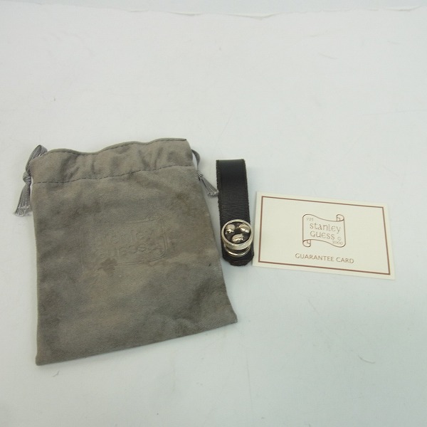 実際に弊社で買取させて頂いた【証明書】STANLEY GUESS/スタンリーゲス ベルトループ 3スカルポストの画像 5枚目
