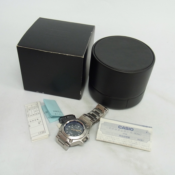 実際に弊社で買取させて頂いたG-SHOCK/Gショック MR-G/アナログ フルメタル MRG-120-2Aの画像 5枚目