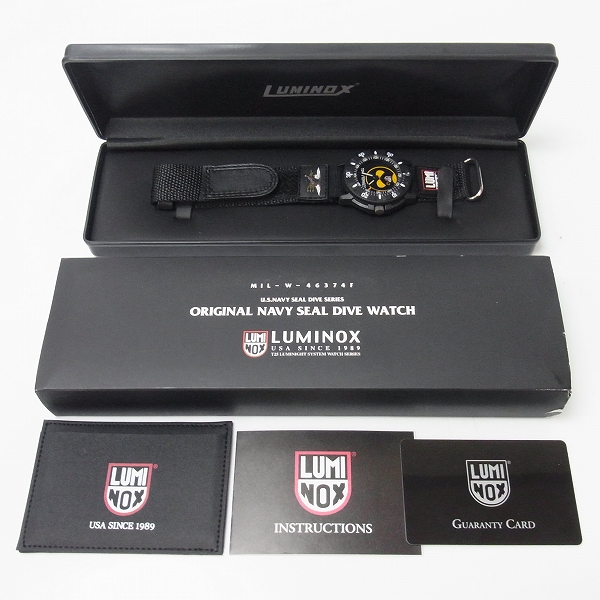 実際に弊社で買取させて頂いたLUMINOX/ルミノックス IKURA MODEL/イクラ Mr.IKURA 3900 ネイビーシール ダイブ ウォッチ【動作未確認】の画像 6枚目