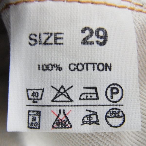 実際に弊社で買取させて頂いたDENIM/ドゥニーム PANTS/5ポケットデニムパンツ/ジーンズ/4970/29の画像 4枚目