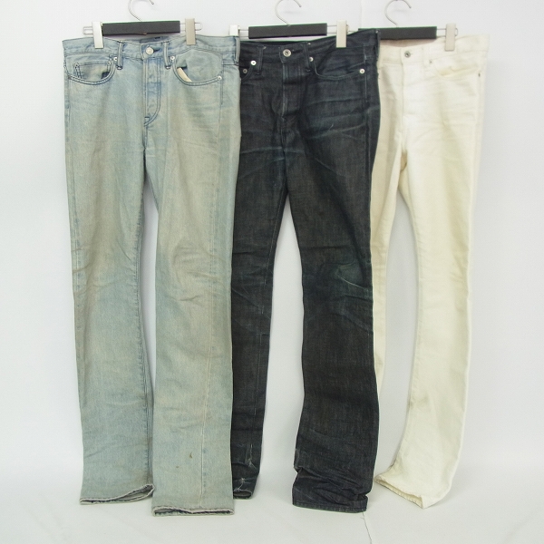 実際に弊社で買取させて頂いたMAISON KITSUNE/メゾンキツネ デニムパンツ 3点セット/30