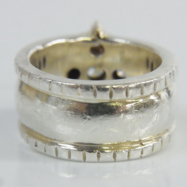 実際に弊社で買取させて頂いたLoree Rodkin/ローリーロドキン WIDE RIDGED BAND W/ラージファンシークロス 18K リング 13.5号の画像 3枚目