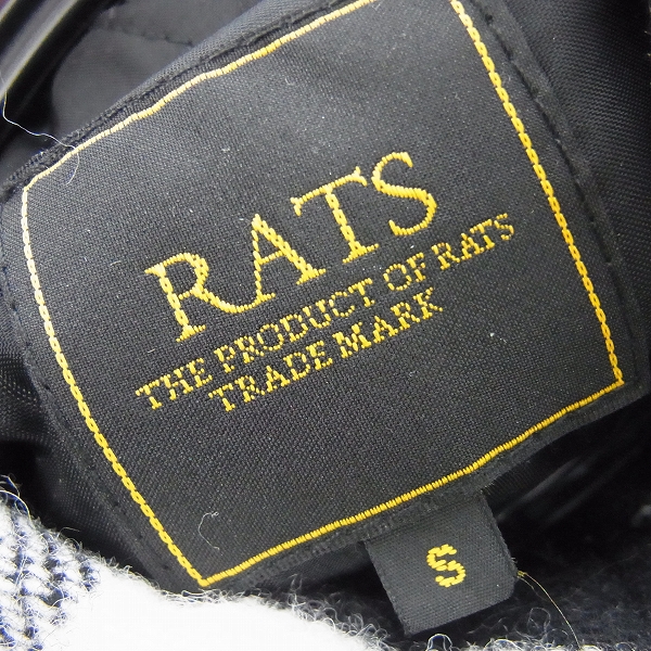 実際に弊社で買取させて頂いたRats/ラッツ 17AW ブロックチェック フランネル長袖 シャツ Sの画像 2枚目