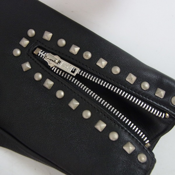 実際に弊社で買取させて頂いたuniform experiment JAMES GROSE/ジェームスグロース スタッズ ダブルライダース UE-170008/1の画像 6枚目