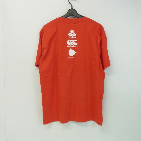 実際に弊社で買取させて頂いたCANTERBURY/カンタベリー RWC2015 日本代表 鉄腕アトム×五郎丸 Tシャツ/XLの画像 1枚目
