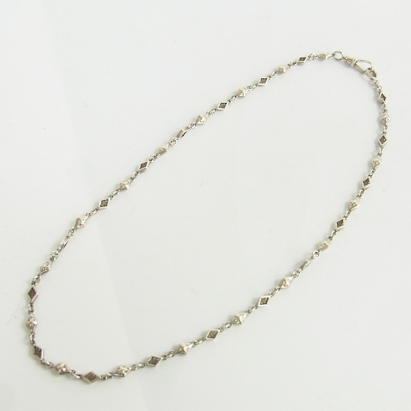 実際に弊社で買取させて頂いた【ギャラ付き】Loree Rodkin/ローリーロドキン ミックスダイヤモンドシェイプクロスチェーン 50㎝の画像 6枚目