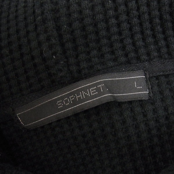 実際に弊社で買取させて頂いたSOPHNET./ソフネット WAFFLE PULL OVER HOODY/パーカー SOPH-178088/Lの画像 2枚目