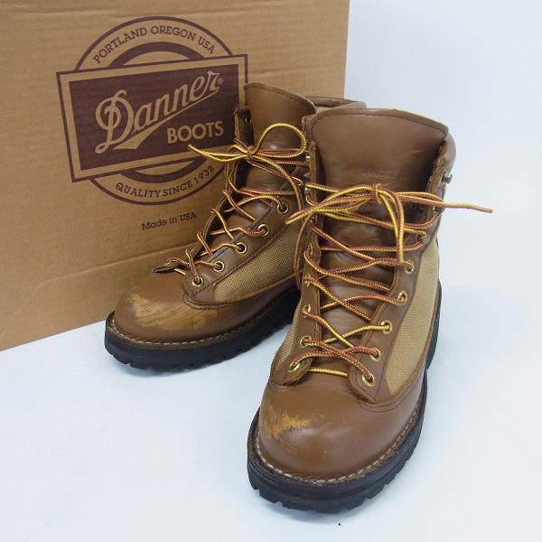 実際に弊社で買取させて頂いたDANNER/ダナー LIGHT GORE-TEX 黒タグ トレッキング/ワークブーツ 30420X/5.5