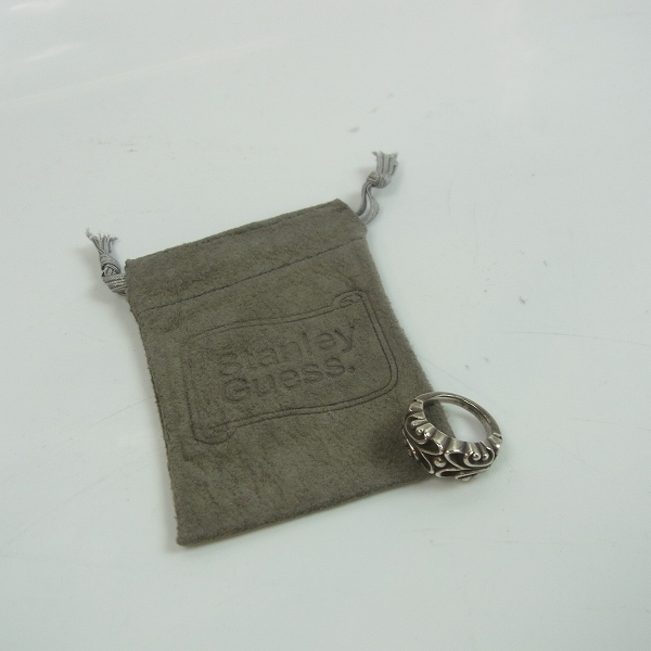 実際に弊社で買取させて頂いたSTANLEY GUESS/スタンリーゲス キングスフィリグリーリング 8.5号の画像 7枚目