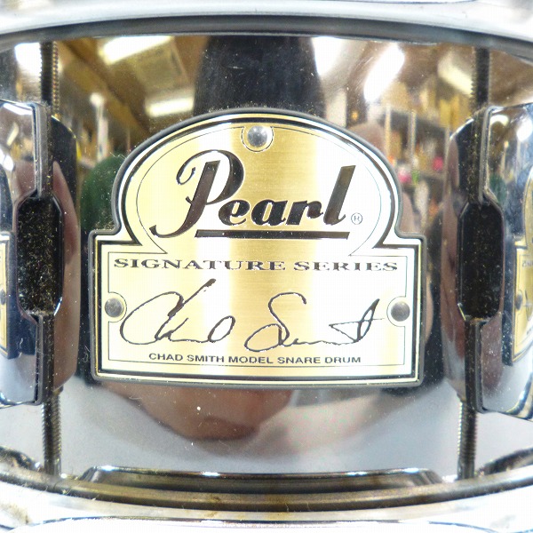 実際に弊社で買取させて頂いた★Pearl/パール Chad Smith/チャド・スミス シグネチャー 14”×5” スネアドラム CS1450の画像 2枚目