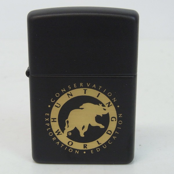 実際に弊社で買取させて頂いたZIPPO/ジッポー HUNTING WORLD/ハンティングワールド マット加工/2000年製