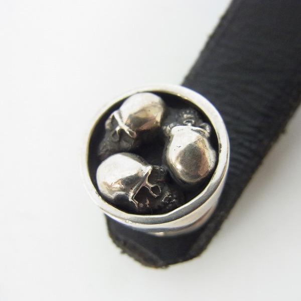 実際に弊社で買取させて頂いた【証明書】STANLEY GUESS/スタンリーゲス ベルトループ 3スカルポストの画像 3枚目