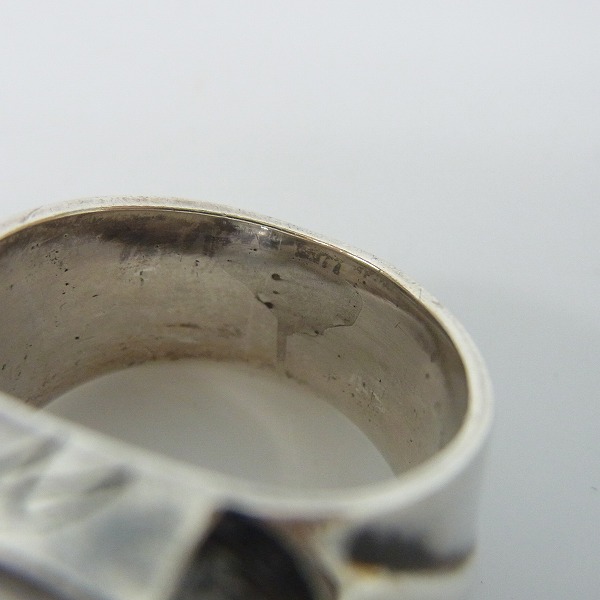 実際に弊社で買取させて頂いた【ギャラ付き】CRAZY PIG/クレイジーピッグ ラージ ホースシューリング 20.5号の画像 7枚目