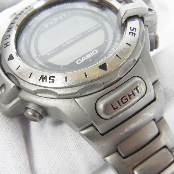 実際に弊社で買取させて頂いたPRO TREK/プロトレック HUNTING WORLD/ハンティングワールド PRT-4000HWJ【動作未確認】の画像 4枚目