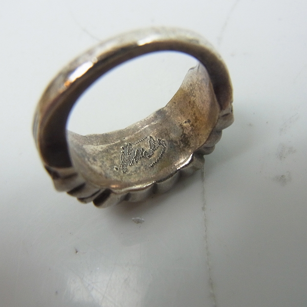 実際に弊社で買取させて頂いたSTANLEY GUESS/スタンリーゲス キングスフィリグリーリング 8.5号の画像 5枚目