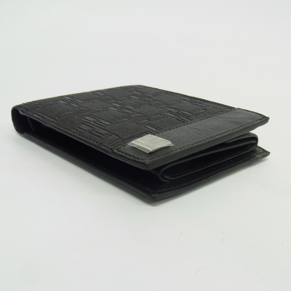 実際に弊社で買取させて頂いたdunhill/ダンヒル 型押し総柄 二つ折り財布の画像 2枚目
