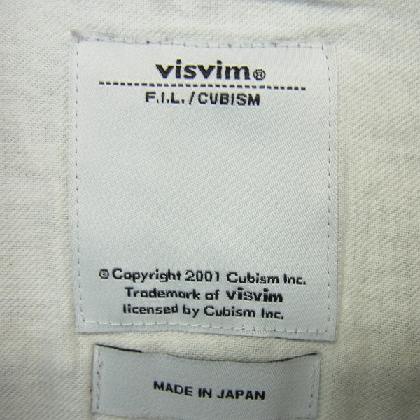 実際に弊社で買取させて頂いたvisvim/ビズビム SS LHAMO SHIRT ONE WASH 0114305007001 Sの画像 2枚目