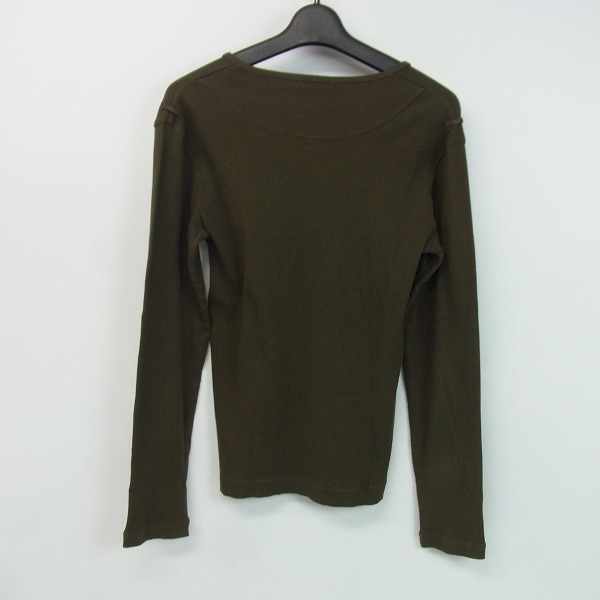 実際に弊社で買取させて頂いたEDIFICE/エディフィス ヘンリーネック 長袖 カットソー/40の画像 1枚目