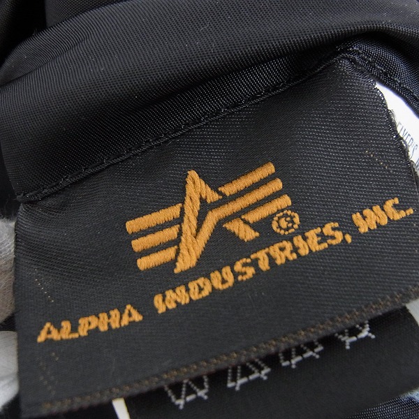 実際に弊社で買取させて頂いたUNDERCOVER×ALPHA INDUSTRIES/アンダーカバー×アルファ リバーシブルフライトジャケット/M　の画像 7枚目