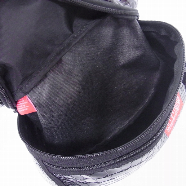 実際に弊社で買取させて頂いたManhattan Portage/マンハッタンポーテージ クロコダイルパターン/ウエストバッグの画像 4枚目