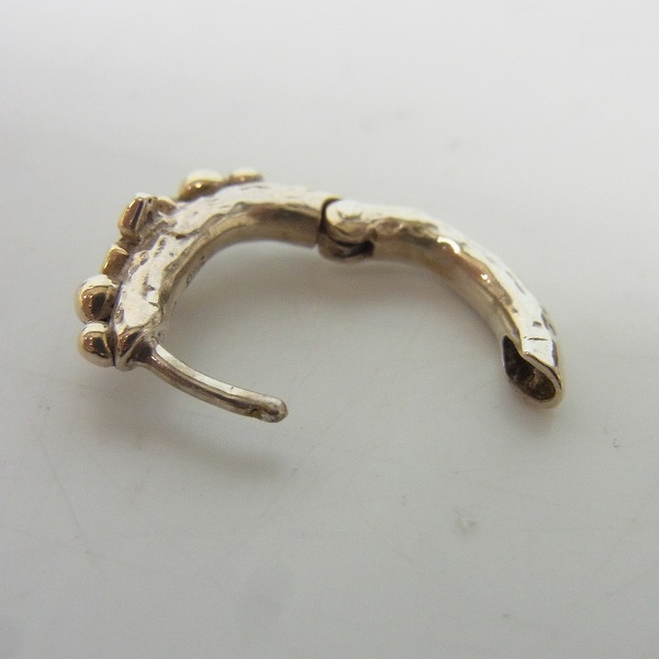 実際に弊社で買取させて頂いた【ギャラ付き】loree rodkin/ローリーロドキン プリンセスクロスフープピアス 両耳の画像 2枚目