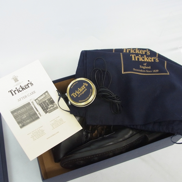 実際に弊社で買取させて頂いたTrickers/トリッカーズ チャッカブーツ/Uチップ レザーブーツ N5520/8.5の画像 8枚目