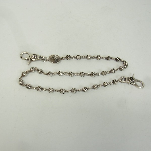 実際に弊社で買取させて頂いた【ギャラ付き】A&G/エー&ジー クロスボール ウォレットチェーン 2クリップ カスタムの画像 5枚目