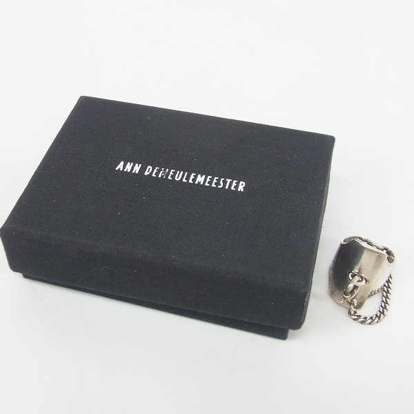 実際に弊社で買取させて頂いたアンドゥムルメステール  Locking アーマーリング チェーン 10号の画像 8枚目