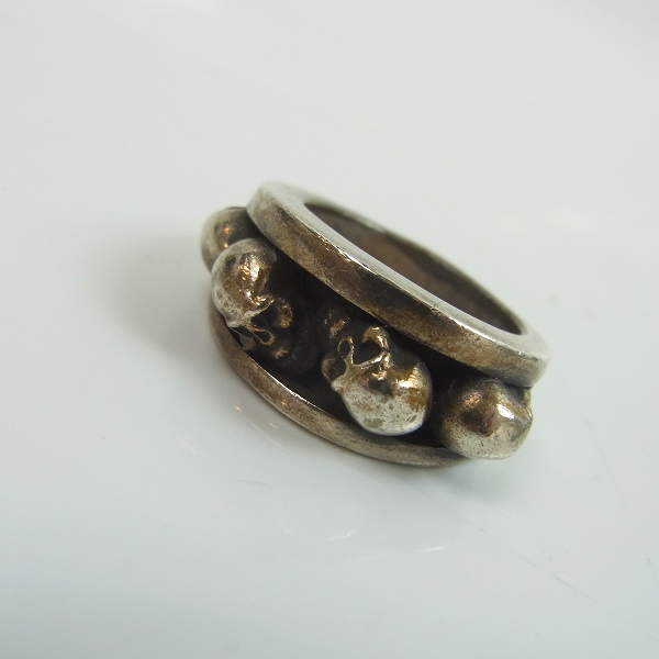 実際に弊社で買取させて頂いたSTANLEY GUESS/スタンリーゲス スカルVバンドリング 15.5号