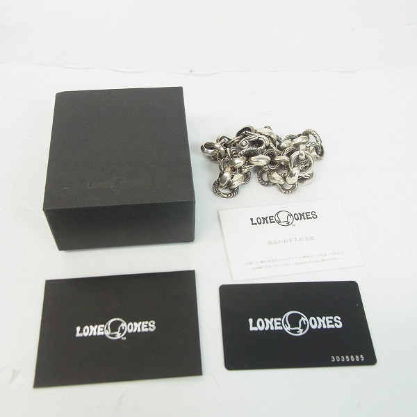 実際に弊社で買取させて頂いたLONEONES/ロンワンズ ヘロンチェーンネックレスw/クレーンベル(M)の画像 8枚目