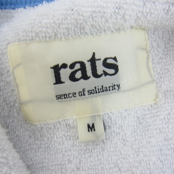 実際に弊社で買取させて頂いたRats/ラッツ 裏地パイル コーデュロイ 半袖シャツ 16RS-0508/Mの画像 2枚目