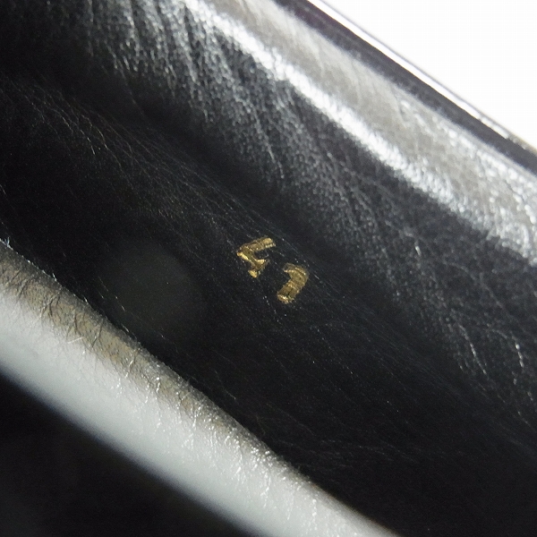 実際に弊社で買取させて頂いたJIMMY CHOO/ジミーチュウ 千鳥格子柄 スリッポンシューズ/41の画像 5枚目