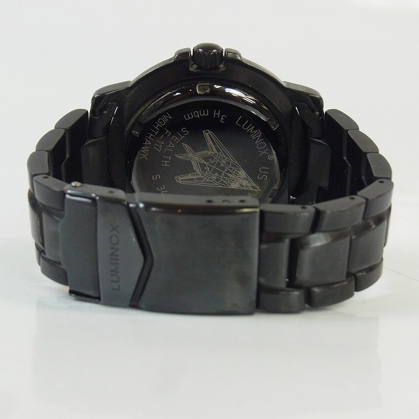 実際に弊社で買取させて頂いたLuminox/ルミノックス NIGHTHAWK 3400 SERIES F-117 ステルス Ref.3400PVDの画像 2枚目
