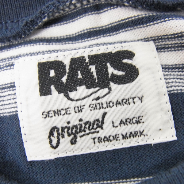 実際に弊社で買取させて頂いたRats/ラッツ プリント 半袖 Tシャツ/ポケT 3点セット Lの画像 3枚目