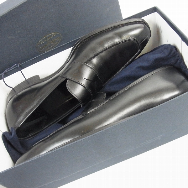 実際に弊社で買取させて頂いたCROCKETT&JONES/クロケット&ジョーンズBANBURY コインローファー/8Eの画像 6枚目