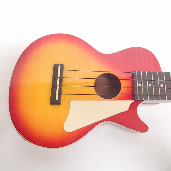 実際に弊社で買取させて頂いた★Epiphone/エピフォン Les Paul Acoustic/Electric Ukulele レス ポール エレキウクレレ EULPHSNH1の画像 3枚目