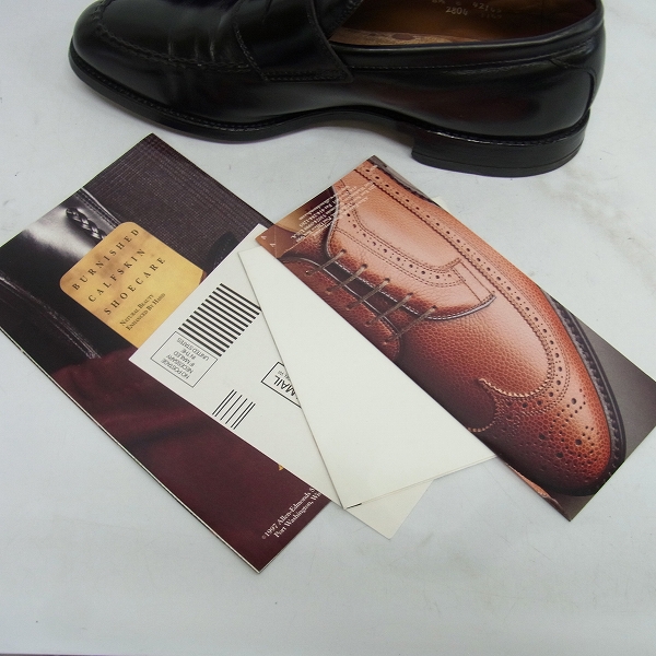 実際に弊社で買取させて頂いたAllen Edmonds/アレンエドモンズ コイン/ペニーローファー ブラック 2804/8.5の画像 7枚目