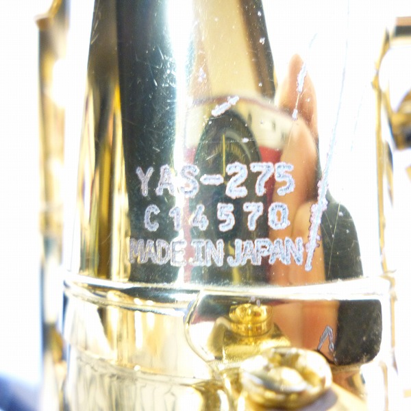 実際に弊社で買取させて頂いた★YAMAHA/ヤマハ YAS-275/YAS275 アルトサックス SELMER S90 180 マウスピース リガチャー付きの画像 3枚目