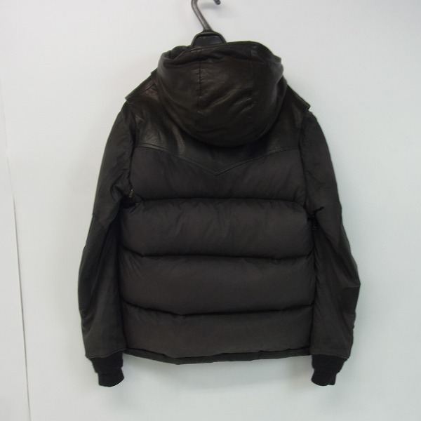 実際に弊社で買取させて頂いたMIHARA YASUHIRO/ミハラヤスヒロ 2WAY/レザー切替ダウンジャケット Sの画像 1枚目