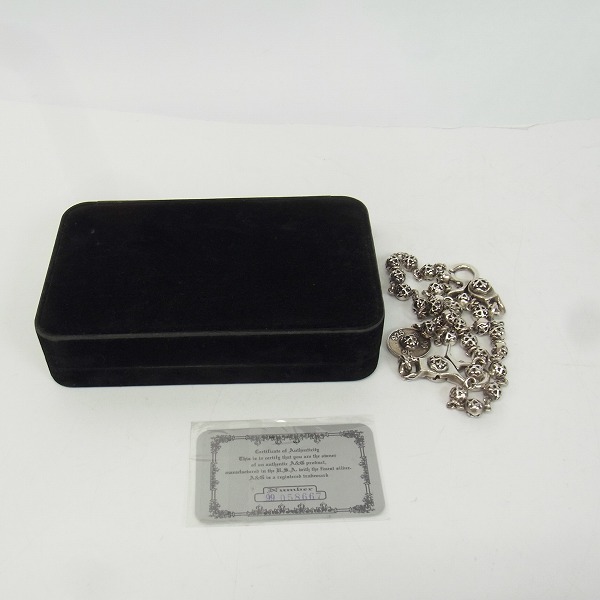 実際に弊社で買取させて頂いた【ギャラ付き】A&G/エー&ジー クロスボール ウォレットチェーン 2クリップ カスタムの画像 6枚目